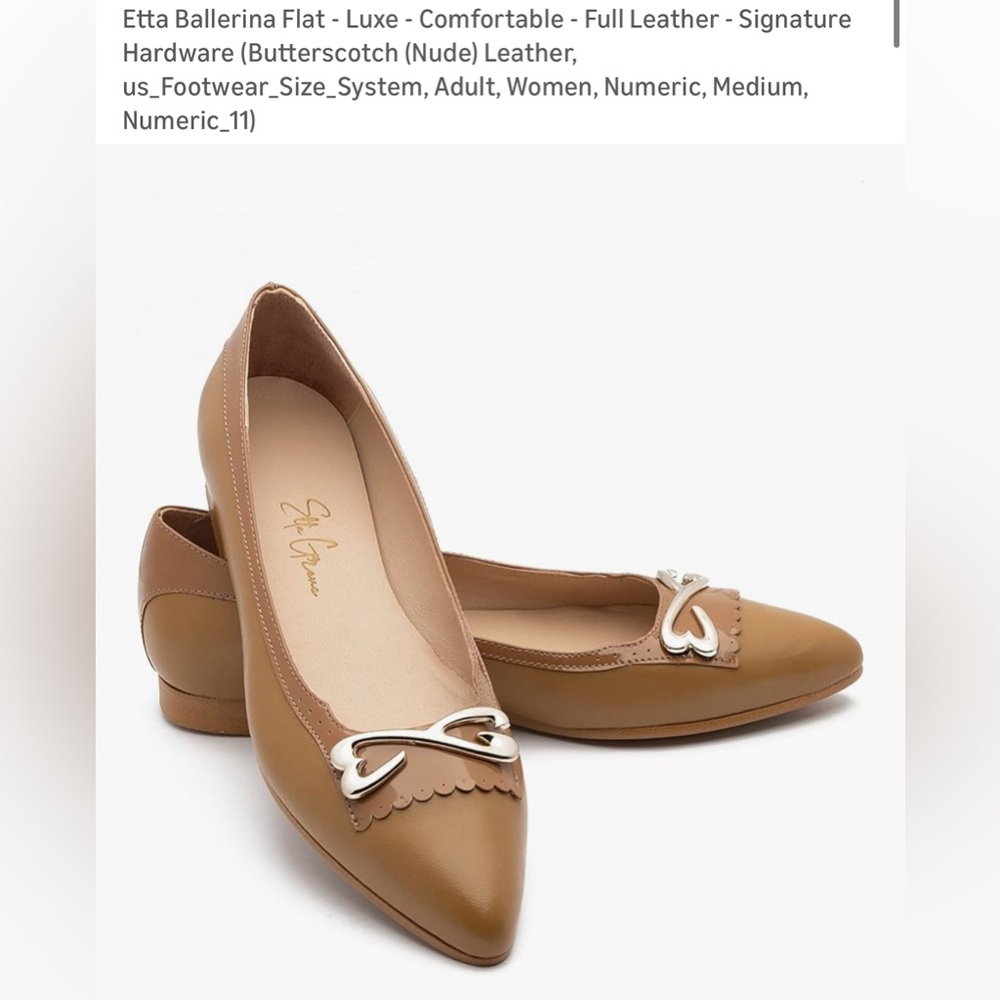 Elegant Tan Loafers with Silver Detail